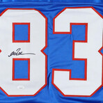 Andre Reed // Buffalo Bills // Signed Jersey + Signed Speed Mini Helmet