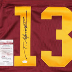 Todd Marinovich // Signed USC Trojans Jersey + Signed Oakland Raiders 8x10 Photo