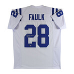 Indianapolis Colts // Jonathan Taylor + Marshall Faulk // Signed Jerseys