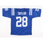 Indianapolis Colts // Jonathan Taylor + Marshall Faulk // Signed Jerseys