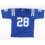 Indianapolis Colts // Jonathan Taylor + Marshall Faulk // Signed Jerseys