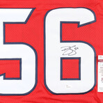 Houston Texans // Andre Johnson + Brian Cushing // Signed Jerseys