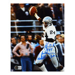 Oakland Raiders // Dave Casper Signed Jersey + Mark van Eeghen Signed Jersey + Willie Brown Signed 8x10 Photo