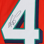 Miami Dolphins // Ricky Williams Signed Jersey + Mercury Morris Signed 11x14 Photo