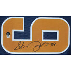 Steven Jackson // Signed St. Louis Rams Jersey + Signed Los Angeles Rams Speed Mini Helmet