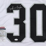 Oakland Raiders // Dave Casper Signed Jersey + Mark van Eeghen Signed Jersey + Willie Brown Signed 8x10 Photo