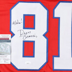 Russ Francis // Signed New England Patriots Jersey + Signed San Francisco 49ers 8x10 Photo