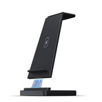 3-in-1 Fast Wireless Charging Stand // Black