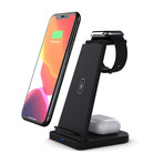 3-in-1 Fast Wireless Charging Stand // Black