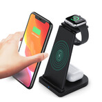 3-in-1 Fast Wireless Charging Stand // Black