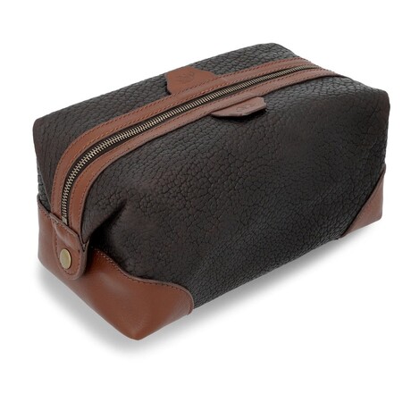 The Heritage Dopp Kit // Dark Brown