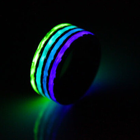 Northern Lights Aurora Broad Titanium Ring // Multicolor (5)