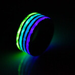 Northern Lights Aurora Broad Titanium Ring // Multicolor (7)