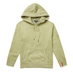 Garment Washed Hoodie // Sage (L)