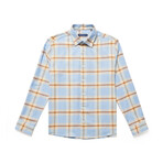 Plaid Drytouch Button-Up Shirt // Light Blue (XS)