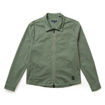 Antique Wash Stretch Jacket // Olive (XL)