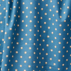 Painted Dot Print Button-Up Shirt // Slate Blue (L)