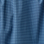 Ring Geo Print Button-Up Shirt // Slate Blue (XL)