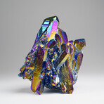 Genuine Rainbow Aura Quartz Crystal Cluster // 546.4 grams