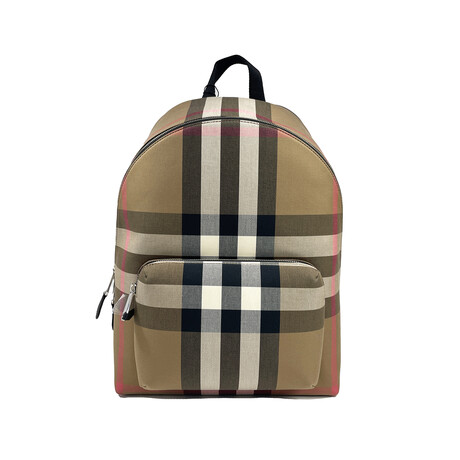 Burberry Jeff Check Backpack // Beige