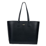 Burberry Pebbled Leather Medium London Tote // Black