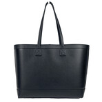 Burberry Pebbled Leather Medium London Tote // Black