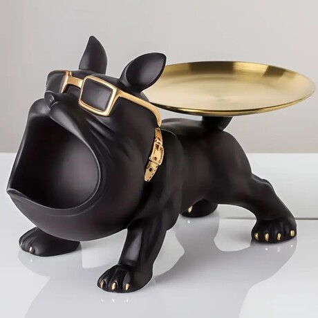 Modern Resin Dog-Shaped Tray Décor v.1