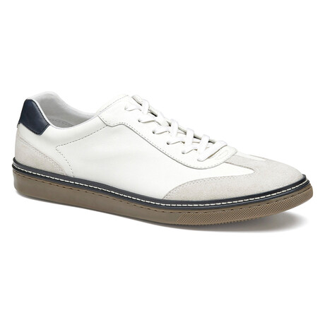 McGuffey T-Toe Suede Sneakers // White (8)