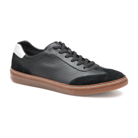 McGuffey T-Toe Leather & Suede Sneakers // Black (8)