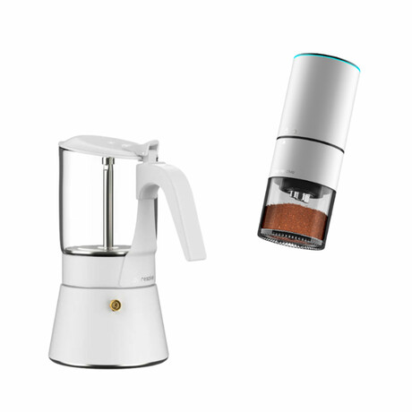 Moka Pot Bundle // White