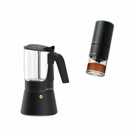 Moka Pot Bundle // Black