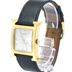 Hermes H Gold-Plated Quartz // HH1.501 // Pre-Owned