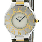 Cartier Ladies Must 21 Gold-Plated Quartz // Must21-BL // Pre-Owned