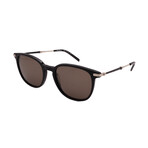 Men's // Ferragamo SF1015S 001 Square Sunglasses // Black + Grey