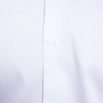Solid Button-Up Shirt // White (2XL)