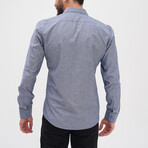 Twill Button-Up Shirt // Gray Blue (3XL)