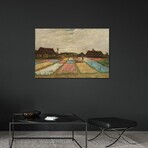 Tulpenfelder (Tulip Fields) by Vincent van Gogh (18"H x 26"W x 1.5"D)