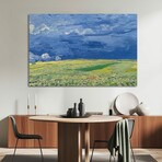 Wheatfields under Thunderclouds, 1890 by Vincent van Gogh (18"H x 26"W x 0.75"D)