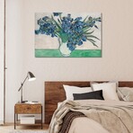 Irises, 1890 by Vincent van Gogh (26"H x 18"W x 1.5"D)