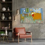 Bedroom In Arles, Second Version, September 1889 (Art Institute Of Chicago) by Vincent van Gogh (18"H x 26"W x 1.5"D)