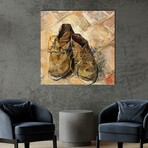 Shoes, 1888 by Vincent van Gogh (18"H x 18"W x 0.75"D)