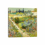 The Garden at Arles by Vincent van Gogh (18"H x 18"W x 1.5"D)