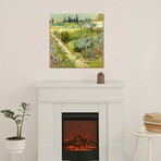 The Garden at Arles by Vincent van Gogh (18"H x 18"W x 1.5"D)