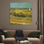 The Harvest by Vincent van Gogh (18"H x 18"W x 1.5"D)