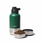 Dog Water Bottle // Green