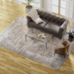 Gurru Area Rug  // Beige (162"L x 114"W x 0.25"H)