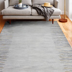 Macie Area Rug // Silver (96"L x 30"W x 0.75"H)