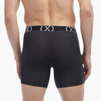 6 Pack (X) Sport Mesh Boxer Brief // Black (S)