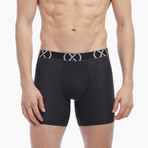 6 Pack (X) Sport Mesh Boxer Brief // Black (S)