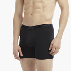 3 Pack Cotton 6" Boxer Brief // Navy, Cobalt, Porcelain (S)